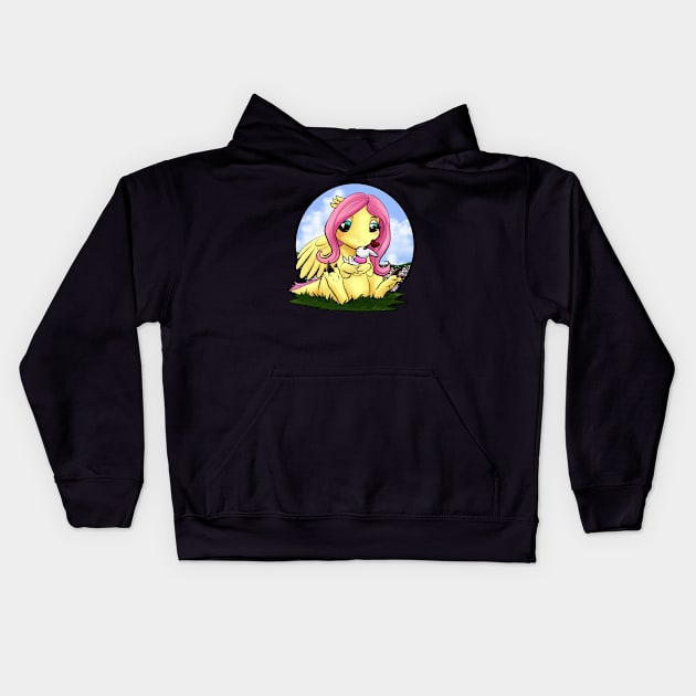 Flutterclaw Shivae Kids Hoodie by shivaesyke